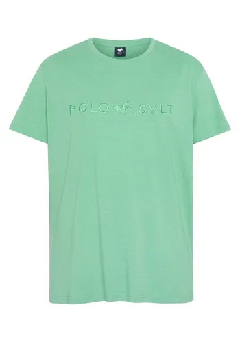 Polo Sylt Print-Shirt mit Logo-Schriftzug