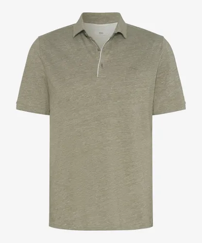 Poloshirt BRAX "Style PEJO" Gr. 5XL, grün (dunkelgrün) Herren Shirts Kurzarm