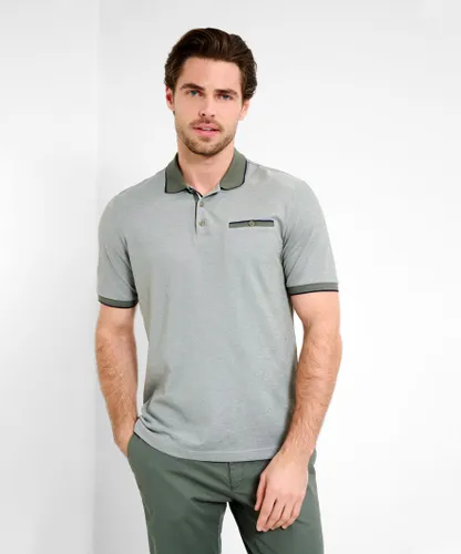Poloshirt BRAX "Style PETTER" Gr. 5XL, grün Herren Shirts Kurzarm