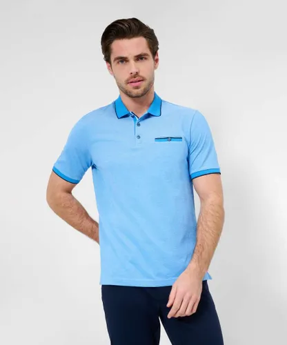 Poloshirt BRAX "Style PETTER" Gr. XXL (56), blau Herren Shirts Kurzarm