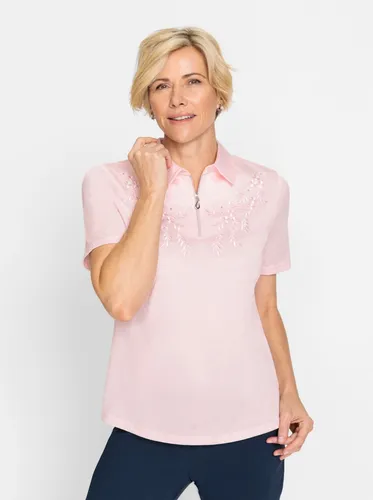 Poloshirt CLASSIC "Shirt" Gr. 38, rosa (hellrosé) Damen Shirts Jersey