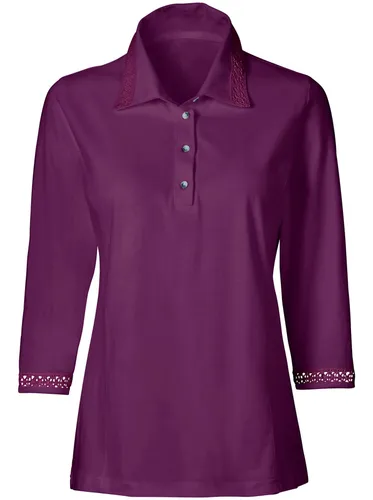Poloshirt CLASSIC "Shirt" Gr. 52, lila (violett) Damen Shirts Jersey