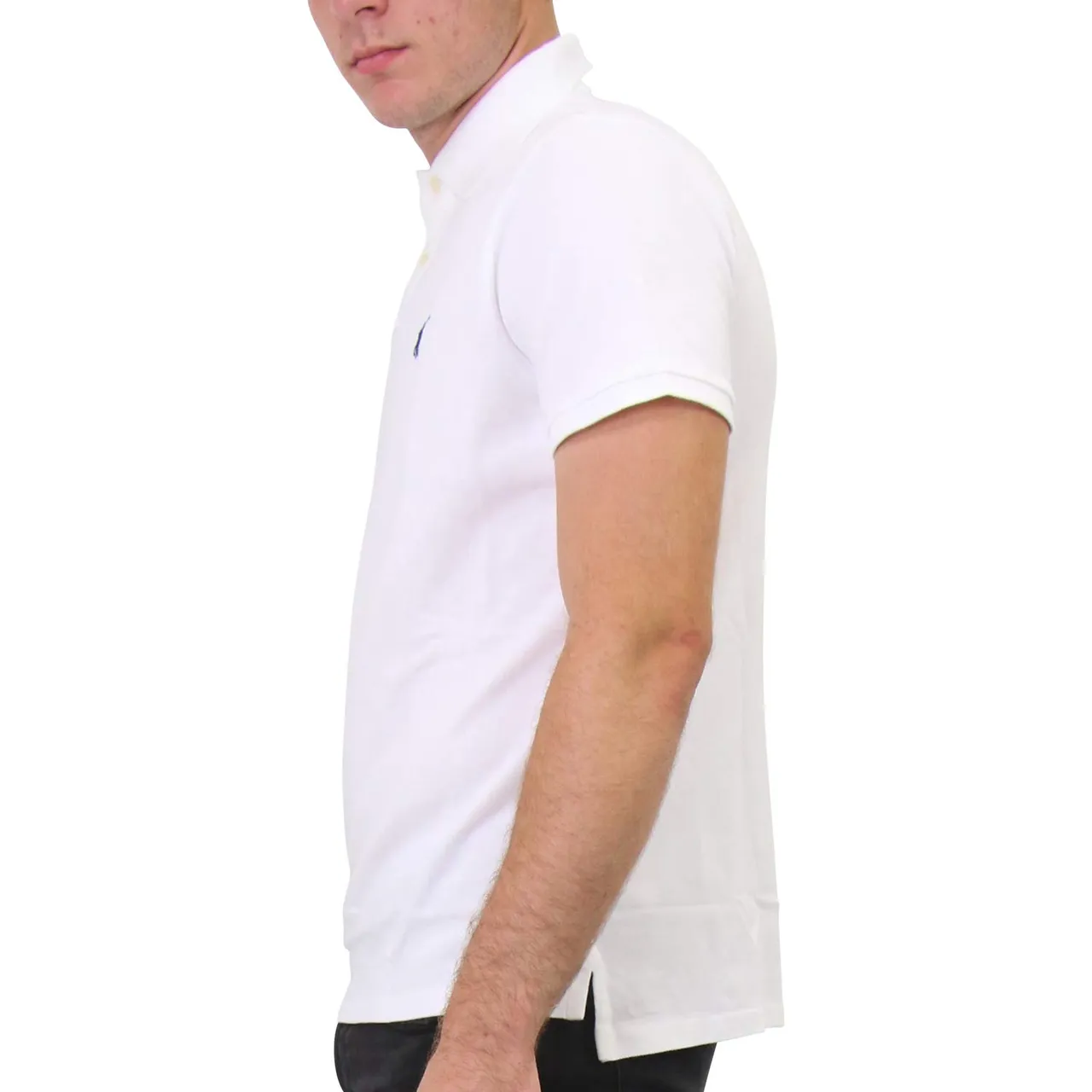 Poloshirt kurzarm BASIC MESH-SSL-KNT, WHITE