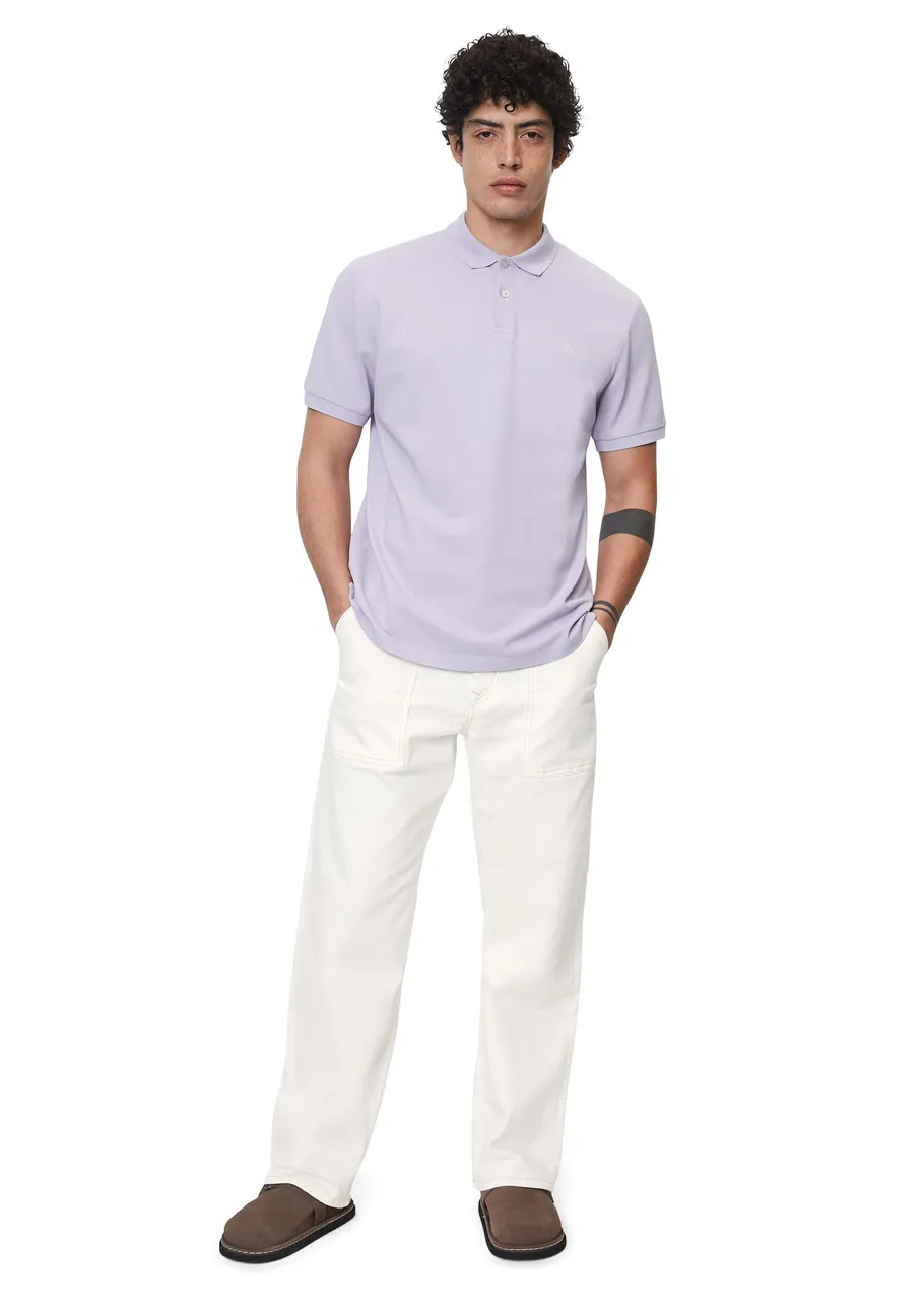 Poloshirt kurzarm Polo shirt, short sleeve, button pl, lav