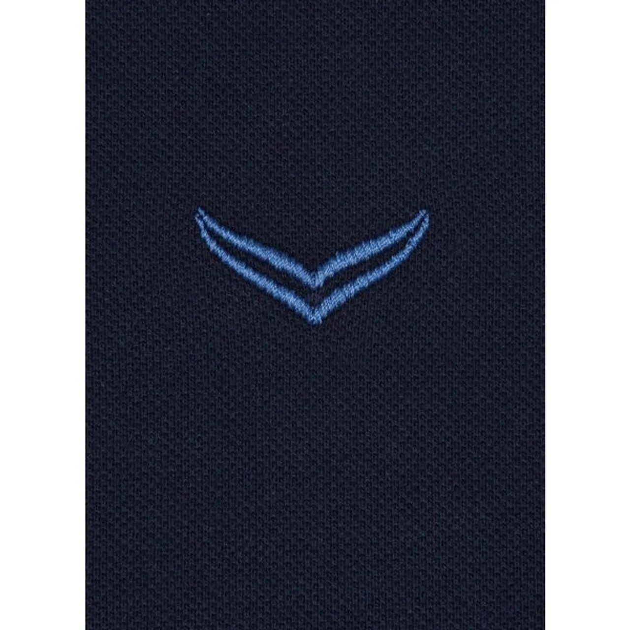 Poloshirt TRIGEMA "TRIGEMA in Piqué-Qualität" Gr. XXL, blau (navy) Herren Shirts Kurzarm