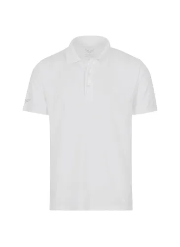 Poloshirt TRIGEMA "TRIGEMA Klassisches COOLMAX" Gr. XL, weiß Damen Shirts kurzarm