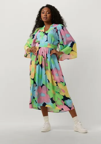 Pom Amsterdam Damen Kleider Cherry Blossom Dress - Merhfarbig/Bunt