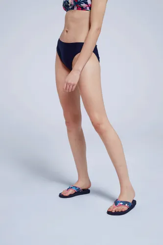 Poolside Damen Recycelte Bikinihose - Marineblau