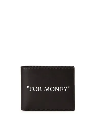 Portemonnaie mit "For Money"-Print