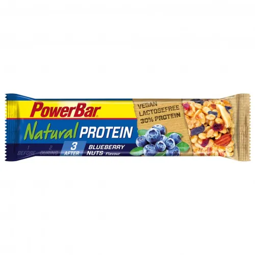 PowerBar - Natural Protein (Vegan) Blueberry Nuts - Recoveryriegel Gr 40 g blau
