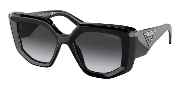 Prada PR 14ZSF Asian Fit 1AB09S Schwarze Damen Sonnenbrillen