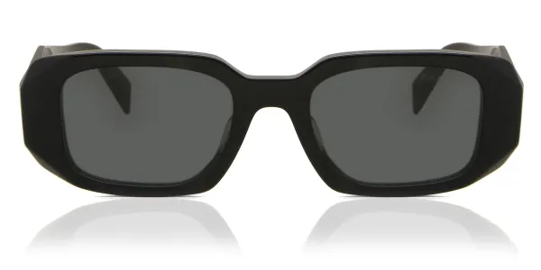 Prada PR 17WSF Symbole Asian Fit 1AB5S0 Schwarze Damen Sonnenbrillen