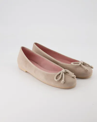 Pretty Ballerinas Schuhe - Rosario Veloursleder (Beige