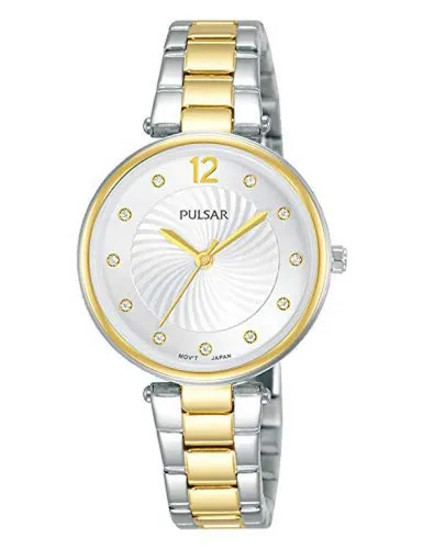 PULSAR Damen Analog Quarz Uhr mit Metall Armband PH8492X1