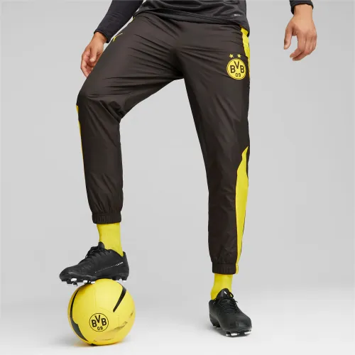 PUMA Borussia Dortmund Pre-match Fußballhose Für Damen, Schwarz/Gelb, Größe: S, Kleidung