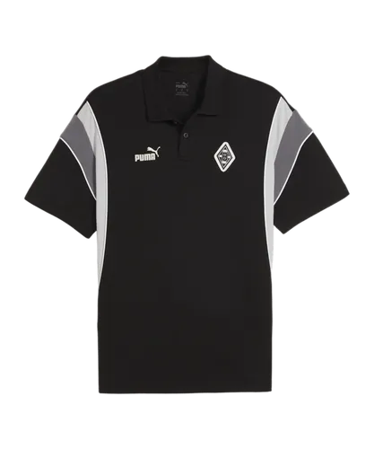 PUMA Borussia Mönchengladbach Archive Polo Shirt Schwarz F01