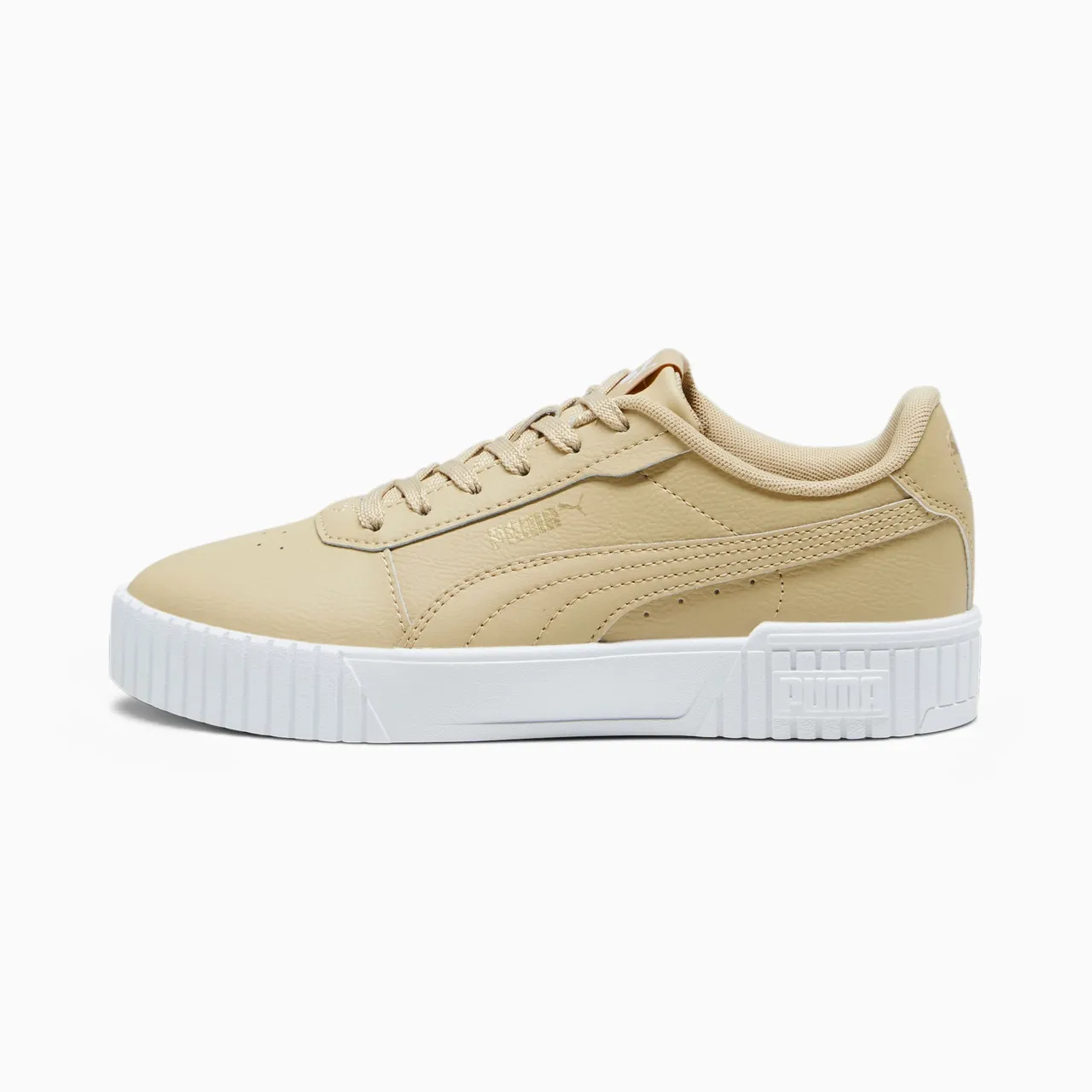 PUMA Carina 2.0 Sneakers Schuhe, Gold/Weiß, Größe: 40, Schuhe