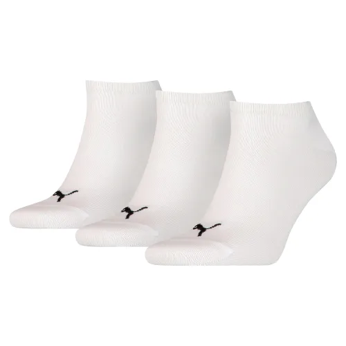 PUMA Damen Unisex Sneaker Plain 3p Socken