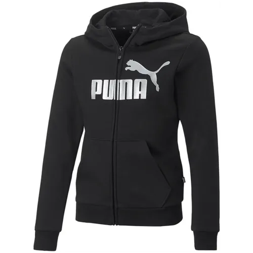 Puma Ess+ Logo Full-Zip FL G Mädchen schwarz
