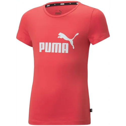 Puma ESS Logo Tee G Mädchen rosa