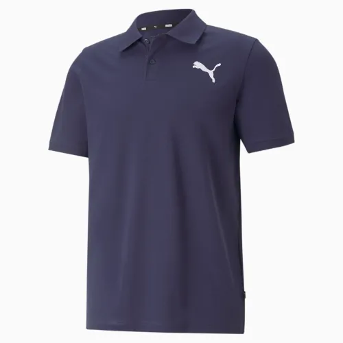 PUMA Essentials Pique Herren Poloshirt, Blau, Größe: XS, Kleidung