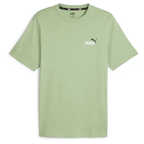 Puma Essentials+ zweifarbiges T-Shirt mit kleinem Logo