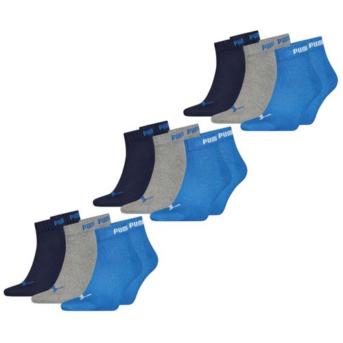 PUMA Herren Damen Unisex Quarter Clyde Sport Socken Baumwolle - 6er 9er 12er Multipack