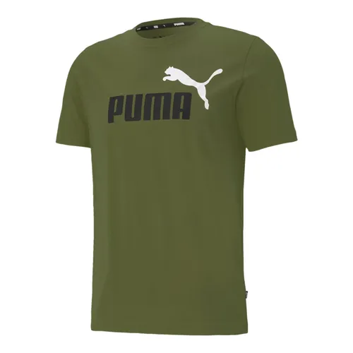 PUMA Herren ESS+ 2 Col Logo Tee T-Shirt