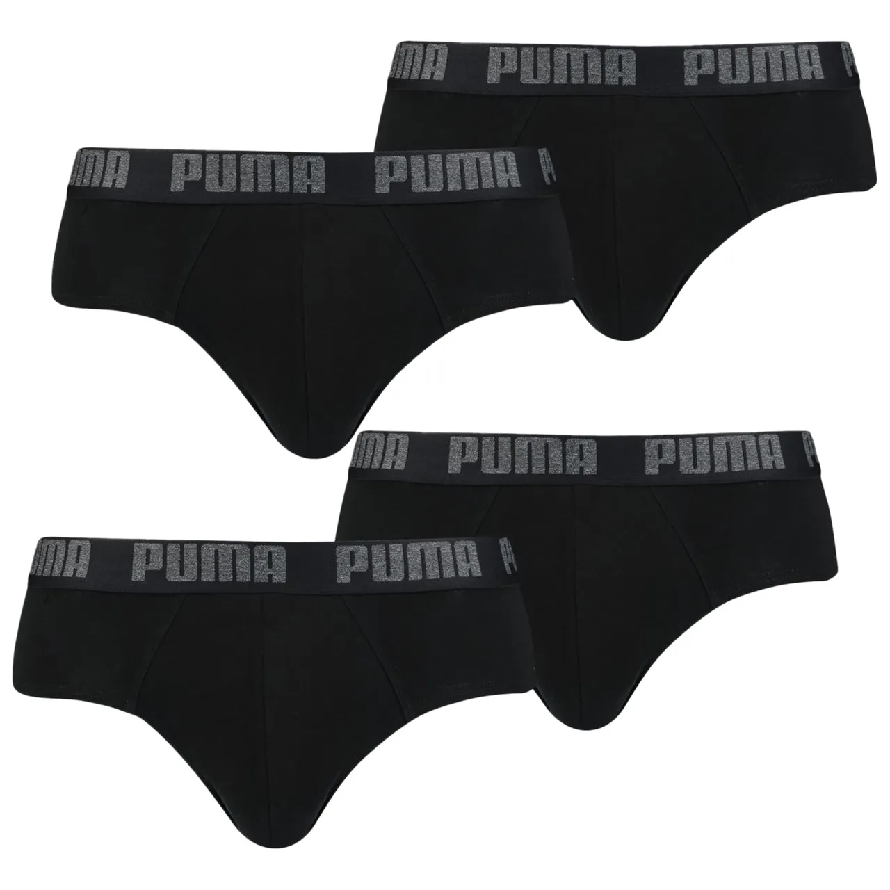 Puma Herren Slip Basic Brief Unterhose Unterwäsche 4er 6er 8er Pack