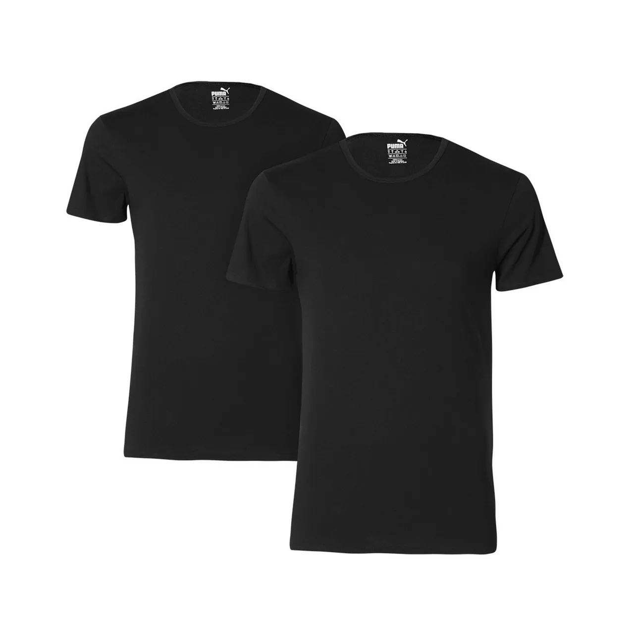 Puma Herren T-Shirt Basic Crew Regular Fit 2er Pack