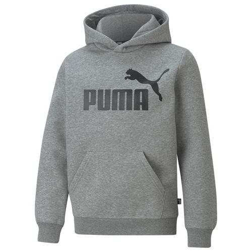 PUMA Hoodie Essentials Big Logo - Grau/Schwarz Kinder