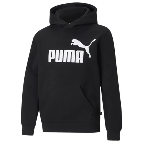 PUMA Hoodie Essentials Big Logo - Schwarz/Weiß Kinder