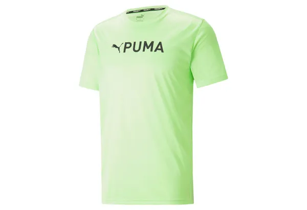 PUMA Kurzarmshirt Puma Fit Logo Tee - CF Gra FIZZY LIME