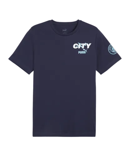 PUMA Manchester City FtblICONS T-Shirt Blau F05