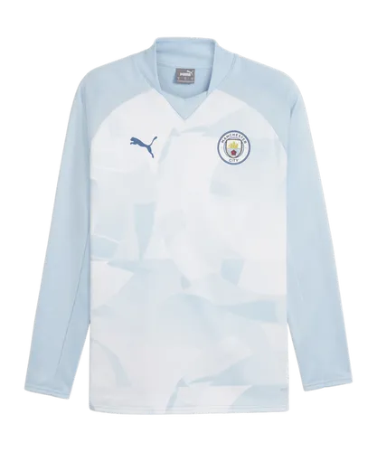 PUMA Manchester City Prematch Sweatshirt 2023/2024 Silber F01
