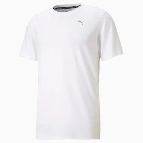 PUMA Performance Herren Trainings-T-Shirt, Weiß, Größe: S, Kleidung
