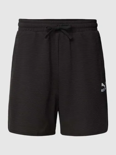 PUMA PERFORMANCE Shorts mit Label-Stitching in Black