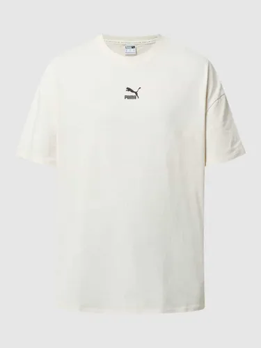 PUMA PERFORMANCE T-Shirt aus Baumwolle in Offwhite