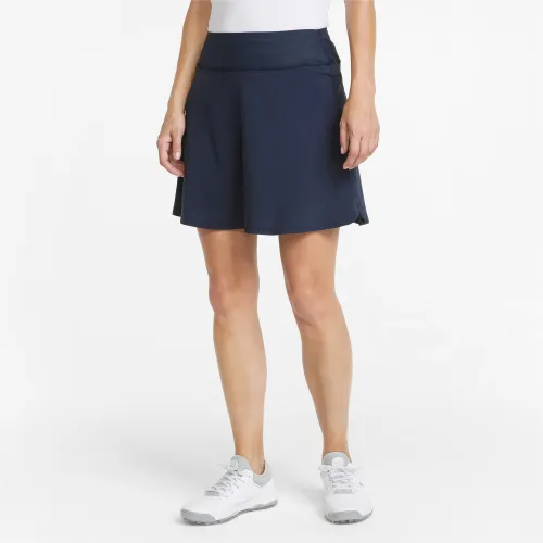 PUMA PWRSHAPE Solid Damen Golf Rock, Blau, Größe: XXS, Kleidung