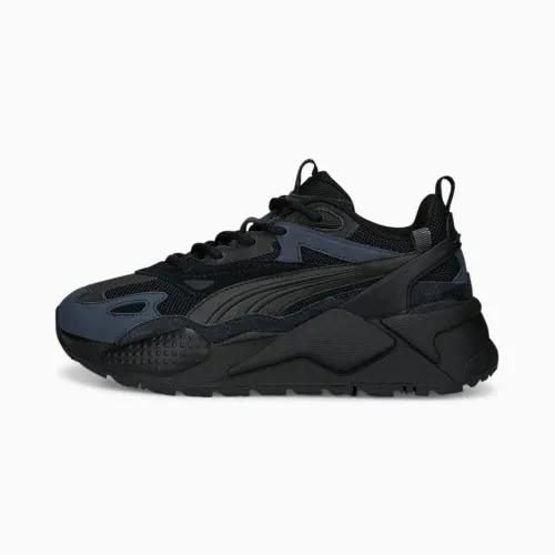 PUMA RS-X Efekt PRM Sneakers für Jugendliche Schuhe Für Kinder, Schwarz/Grau, Größe: 37, Schuhe