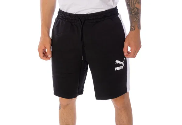 PUMA Shorts Short Puma T7 Iconic Shorts 8´´ TR elastischer Hosenbund mit innen liegendem Kordelzug