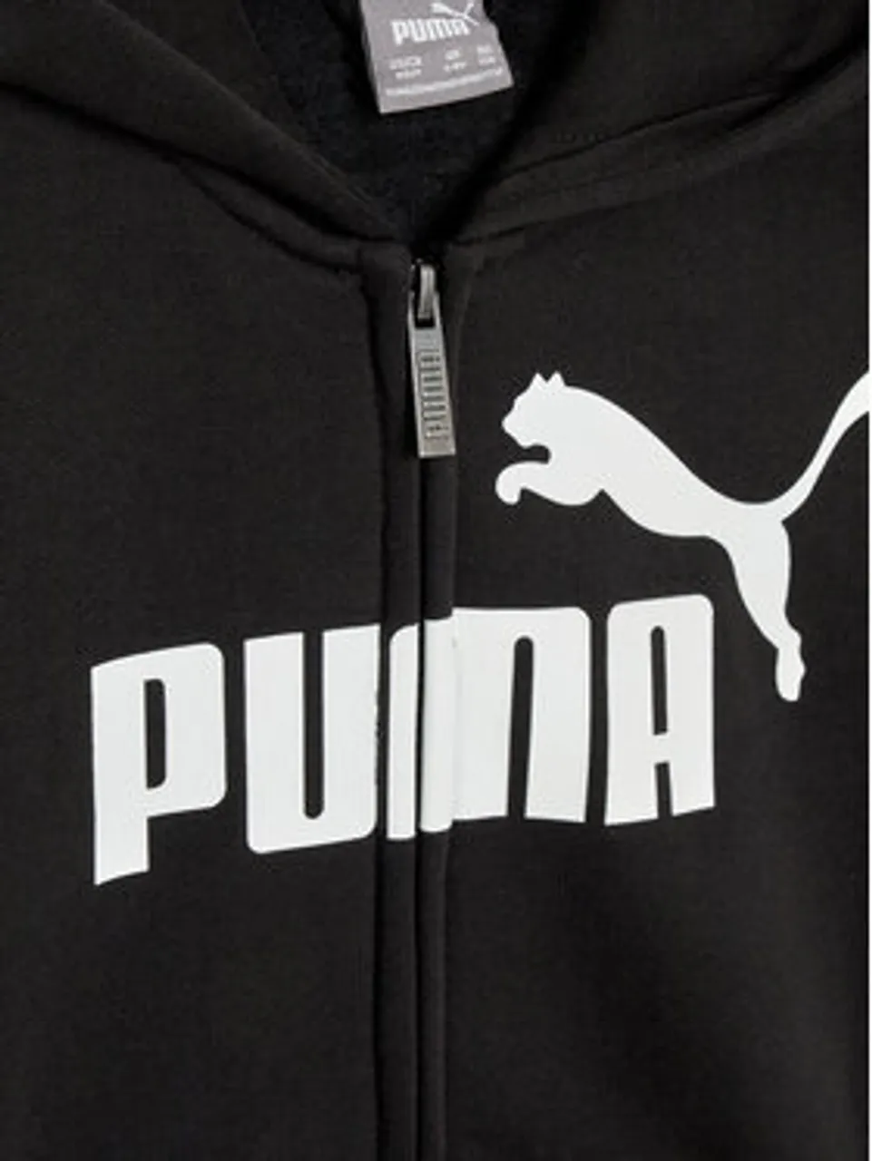 Puma Sweatshirt Essentials Big Logo 586967 Schwarz Regular Fit