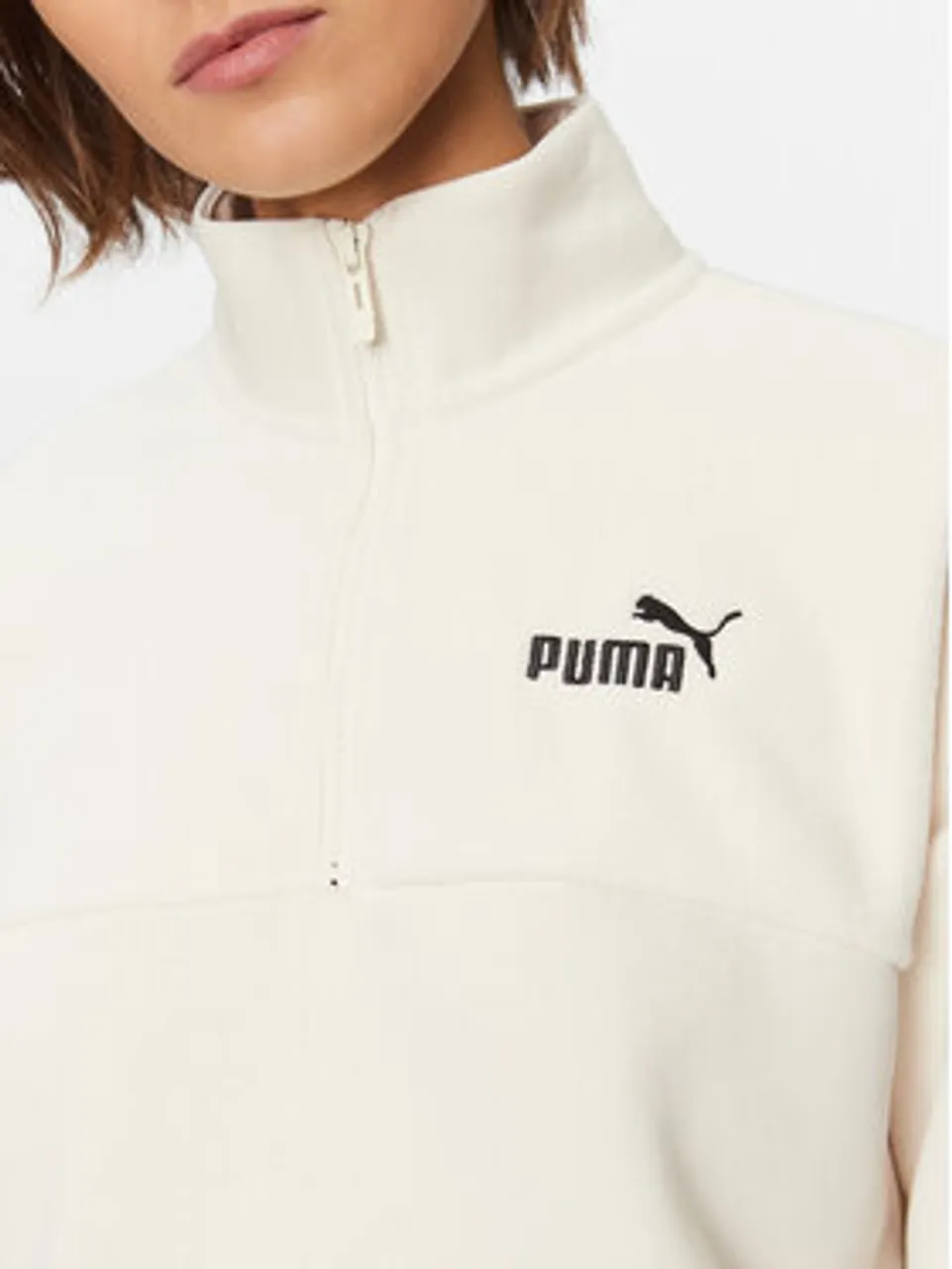 Puma Sweatshirt Puma Power 676027 Écru Regular Fit