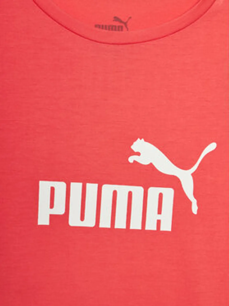 Puma T-Shirt Ess Logo 587029 Blau Regular Fit