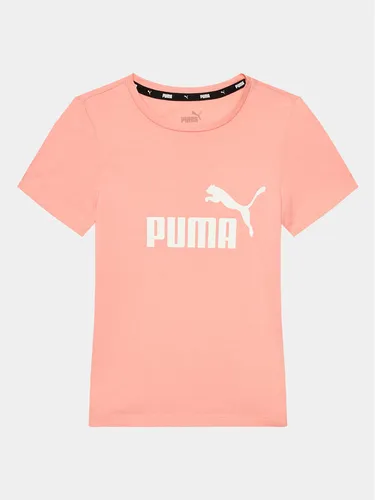 Puma T-Shirt Ess Logo 587029 Orange Regular Fit