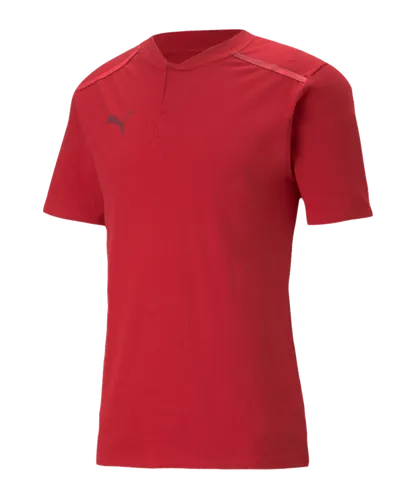 PUMA teamCUP Casuals Poloshirt Rot F01