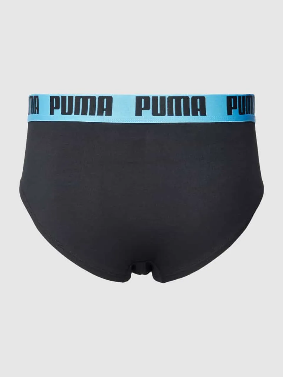 Puma Trunks im 2er-Pack mit Logo-Bund in Black