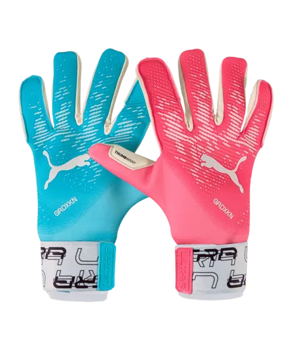 PUMA ULTRA Grip 1 TRICKS Hybrid TW-Handschuhe Pink Blau F01