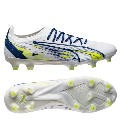 PUMA Ultra Ultimate FG/AG Christian Pulisic - Weiß/Lime Smash/Clyde Royal LIMITED EDITION