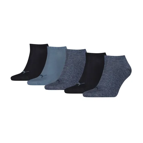 PUMA Unisex-Adult Plain Sneaker-Trainer (5 Pack) Socks